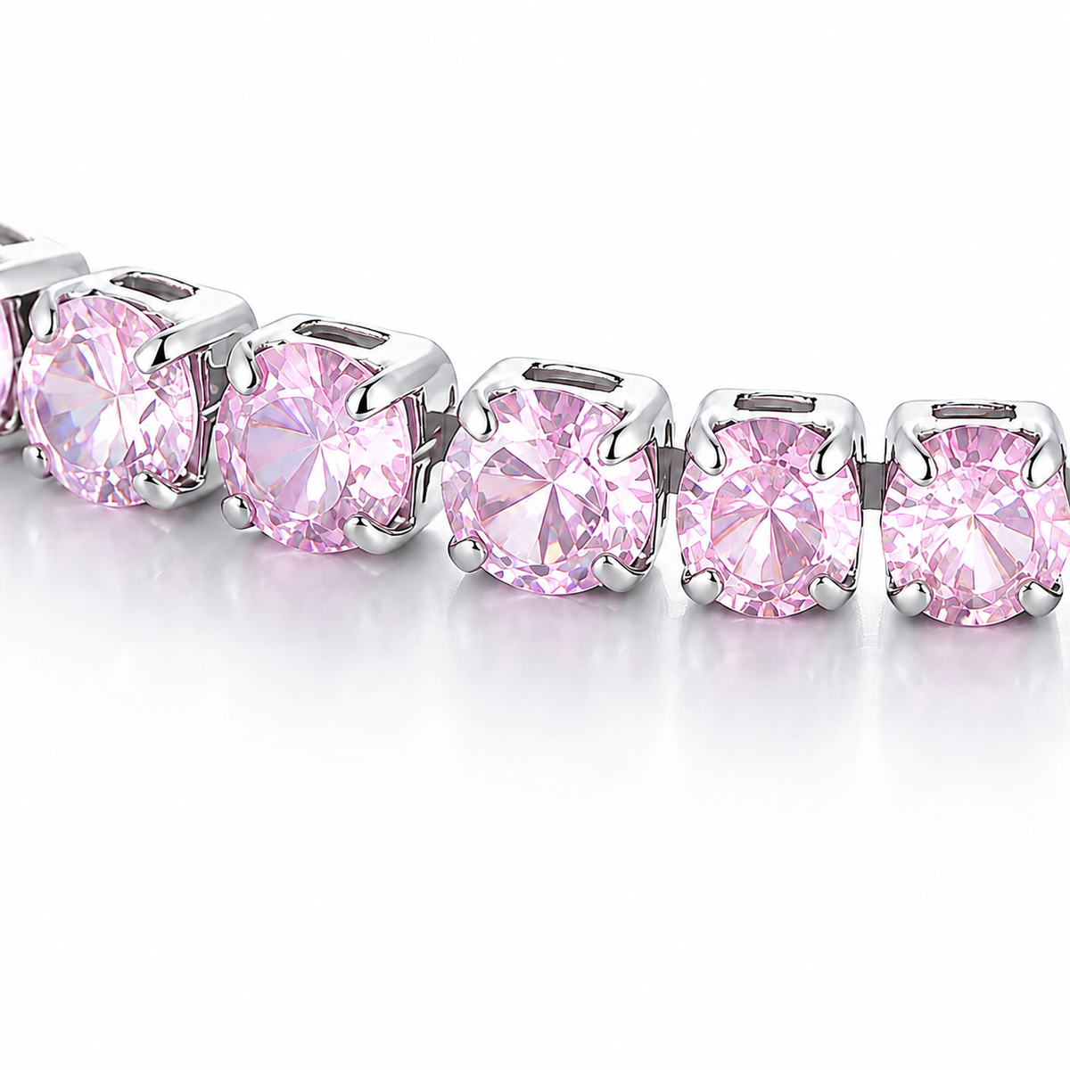 VEZZEN Gradient CZ Tennis Bracelet